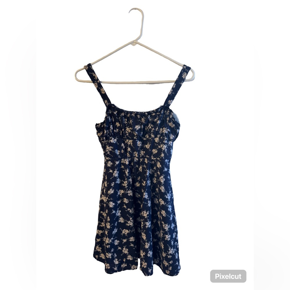 Floral Blue Dress